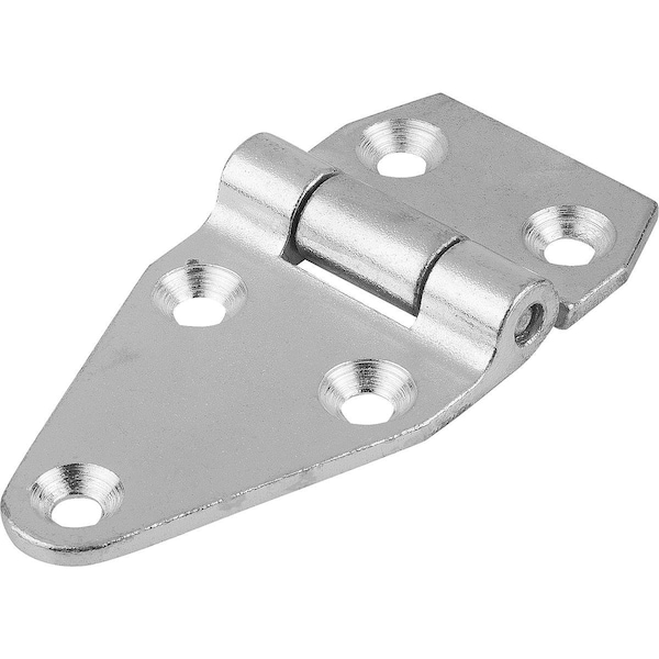 Hinge Maintenance-Free Form:B 105X50, Steel Galvanized, A1=39, A2=21, A3=70, A4=35